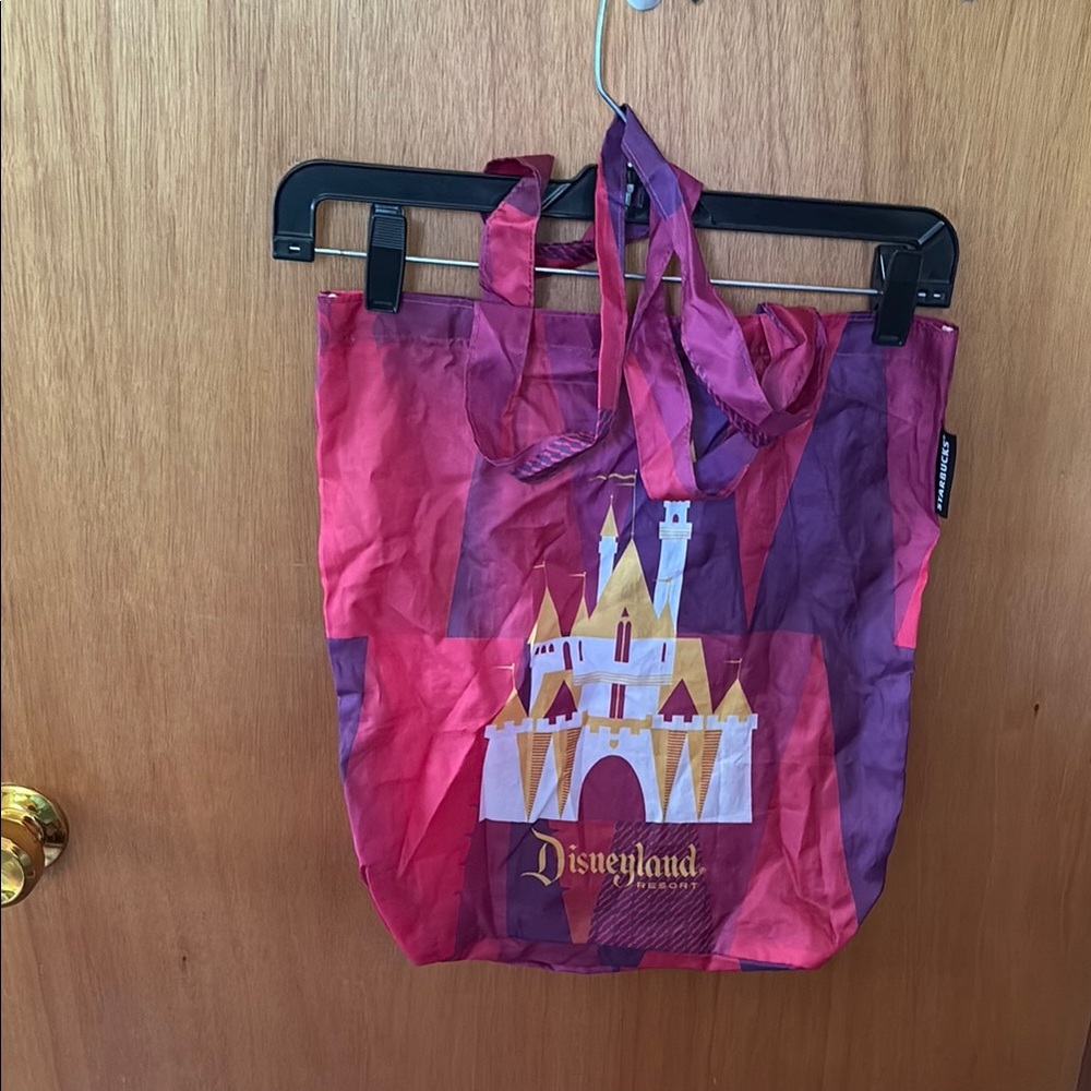 Starbucks DisneyLand Tote Princess Castle‎ Disney Bag Nylon Shopping